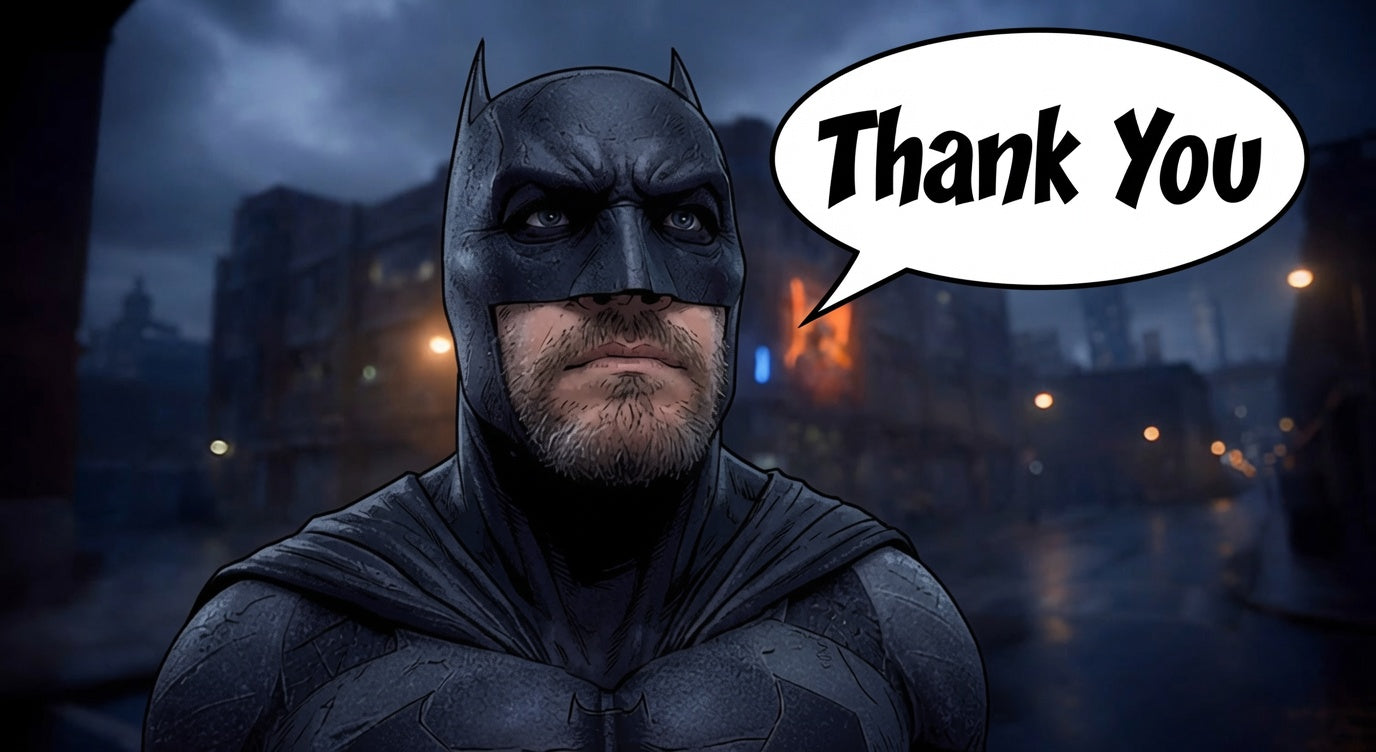 Thank-you on the community page